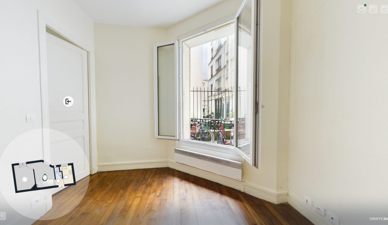 rue Planchat 2 pièces