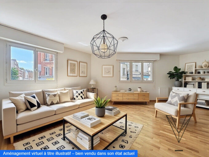 appartement dans le 75020 à Paris de 54.3m²