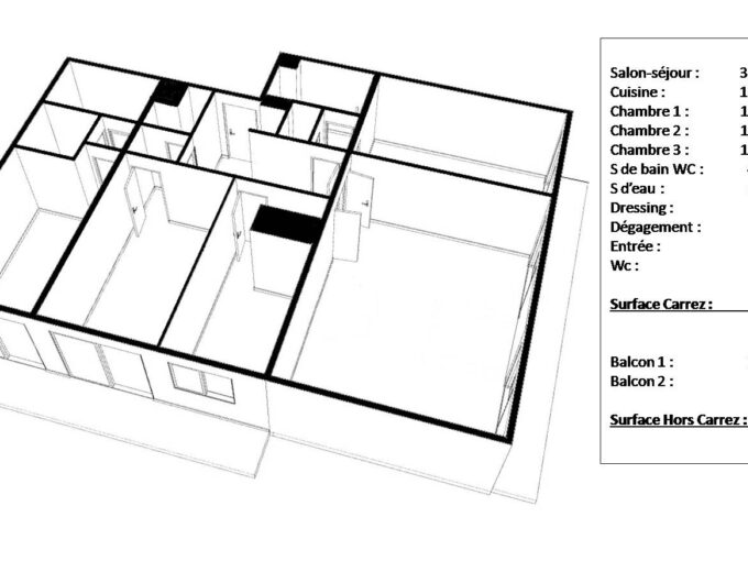 appartement dans le 75011 à Paris de 110.06m²